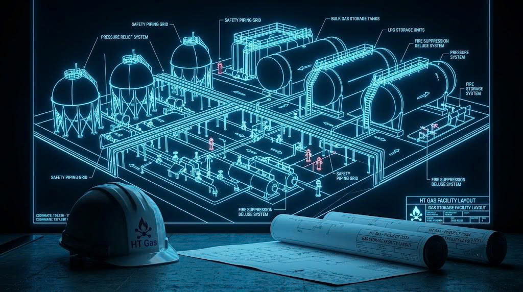 Tiêu Chuẩn Thiết Kế Kho Gas Công Nghiệp Chuẩn PCCC 2026